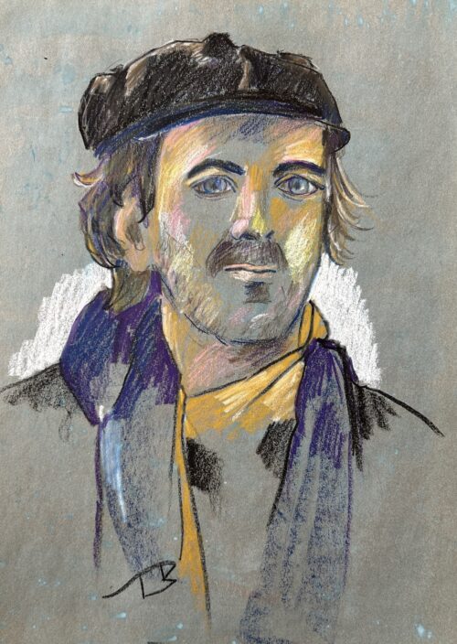 Junger Mann mit Mütze